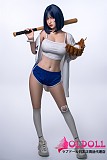orange in フルシリコンドール 158cm Cカップ  ##6-020kヘッド  ダッチワイフ
