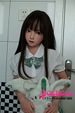FUDOLL 新作ボディ 135cm AAカップ  #J023 瑶瑶ちゃん 掲載画像フルシリコン素材 眉毛と睫毛植毛加工あり 等身大リアルラブドール