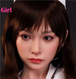 Top Sino doll ヘッド単体  フルシリコン製ラブドール RS/RRS/RRS+メイク選択可能 オリジナルジョイント