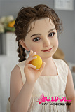 AXBDOLL 掲載画像シリコンヘッドAGB20 110CM AAカップ（バスト平ら） tpeボディ ロリ系ミニドール 等身大TPEラブドール