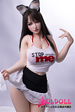 Irontechdoll 165cm Gカップ S41ヘッド シリコン製リアルラブドール 塗装加工あり 眉毛と睫毛植毛加工あり  リアルドール 等身大 ダッチワイフ