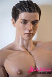 Qita Doll 最新作 177CM 韓さん フルシリコン製 筋肉タイプ 男性ラブドール ペニス分体式 宣伝画像日焼け肌色 等身大リアルドール イケメン