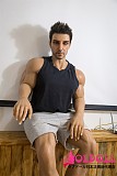 Qita Doll 最新作 177CM 漢さん フルシリコン製 筋肉タイプ 男性ラブドール ペニス分体式 宣伝画像日焼け肌色 等身大リアルドール イケメン