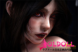 【ハロウィンメイク】Irontechdoll 167cm  Dカップ S40ヘッド シリコン製リアルラブドール 塗装加工あり 眉毛と睫毛植毛加工あり  リアルドール 等身大 ダッチワイフ