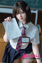 蛍火日記 151cm Aカップ 菜菜子（Nanako）宣伝画像職人メイク フルシリコン製 リアルラブドール 塗装加工あり