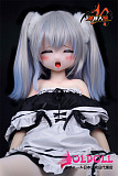 【新品キャンペーン 一つ硬めビニールヘッド+一つ軟性tpeヘッド】MOZU DOLL 130cm 小未来ちゃん+TPE製ボディ 等身大ラブドール 宣伝画像と同じ制服も付属