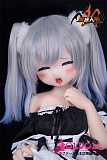 【新品キャンペーン 一つ硬めビニールヘッド+一つ軟性tpeヘッド】MOZU DOLL 130cm 小未来ちゃん+TPE製ボディ 等身大ラブドール 宣伝画像と同じ制服も付属