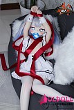 【新品キャンペーン 一つ硬めビニールヘッド+一つ軟性tpeヘッド】MOZU DOLL 130cm 小未来ちゃん+TPE製ボディ 等身大ラブドール 宣伝画像と同じ制服も付属