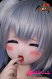 【新品キャンペーン 一つ硬めビニールヘッド+一つ軟性tpeヘッド】MOZU DOLL 130cm 小未来ちゃん+TPE製ボディ 等身大ラブドール 宣伝画像と同じ制服も付属