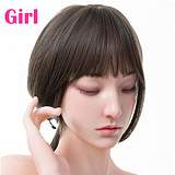 Real girl 148cm Cカップ ヘッド R90 シリコン製ヘッド+TPEボディ 開閉機能選択可能 ドール材質選択可能 等身大リアルラブドール