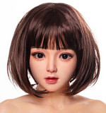 Missdoll (元Bezlya DOLL)  160cm Bカップ #珊瑚ヘッド 2.1シリーズ  フルシリコン製 眉毛と睫毛植毛加工あり 等身大リアルラブドール