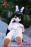 【残り9体 販売切れたら制作停止】【表情選択可能】MOZU DOLL DQrabbitちゃん 85cm  ソフトビニール製頭部 TPE製ボディコスプレ ラブドール 宣伝画像と同じ制服も付属