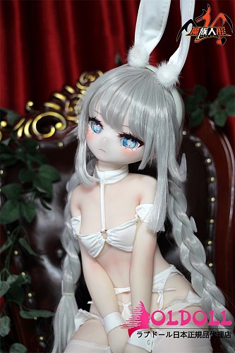 MOZU DOLL 白兔ヘッド 85cm  ソフトビニール製頭部 TPE製ボディコスプレ ラブドール 宣伝画像と同じ制服も付属
