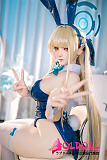Bezlya DOLL 155cm Fカップ  #风铃ヘッド 2.2CFシリーズメイク フルシリコン製 眉毛と睫毛植毛加工あり 等身大リアルラブドール