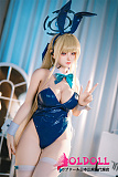 Bezlya DOLL 155cm Fカップ  #风铃ヘッド 2.2CFシリーズメイク フルシリコン製 眉毛と睫毛植毛加工あり 等身大リアルラブドール
