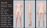 ZELEX フルシリコン製 X165cm/167cm/170cm/175cmボディ単品  等身大リアルラブドール
