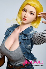 Irontechdoll 159cm Fカップ S41ヘッド シリコン製リアルラブドール 塗装加工あり 眉毛と睫毛植毛加工あり  リアルドール 等身大 ダッチワイフ
