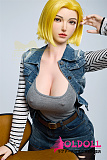 Irontechdoll 159cm Fカップ S41ヘッド シリコン製リアルラブドール 塗装加工あり 眉毛と睫毛植毛加工あり  リアルドール 等身大 ダッチワイフ