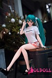 Mini Doll ミニドール 60cm普通乳 初音ヘッド シリコン製 セックス可能  収納が便利 使いやすい 普段は鑑賞用 小さいラブドール 女性素体 フィギュア cosplay