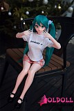 Mini Doll ミニドール 60cm普通乳 初音ヘッド シリコン製 セックス可能  収納が便利 使いやすい 普段は鑑賞用 小さいラブドール 女性素体 フィギュア cosplay