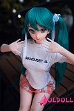 Mini Doll ミニドール 60cm普通乳 初音ヘッド シリコン製 セックス可能  収納が便利 使いやすい 普段は鑑賞用 小さいラブドール 女性素体 フィギュア cosplay