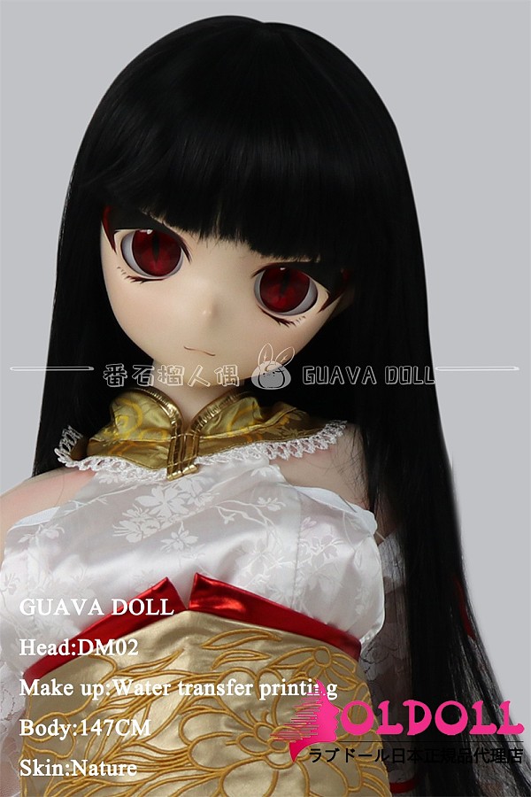 guavadoll（グアバ）番石榴 147cm Dカップ ヘッドDM02  ビニール（PVC）ヘッド+TPEボディ 1：1 等身大ラブドール ジョイントM16 他社と交換可能 138-150ＣＭのボディに適用 ナチュラル肌色