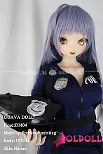 guavadoll（グアバ）番石榴 147cm Dカップ ヘッドDM04  ビニール（PVC）ヘッド+TPEボディ 1：1 等身大ラブドール ジョイントM16 他社と交換可能 138-150ＣＭのボディに適用 ナチュラル肌色