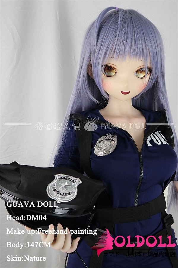 guavadoll（グアバ）番石榴 147cm Dカップ ヘッドDM04  ビニール（PVC）ヘッド+TPEボディ 1：1 等身大ラブドール ジョイントM16 他社と交換可能 138-150ＣＭのボディに適用 ナチュラル肌色