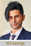 Irontechdoll フルシリコン製170cm 新作品  M3 George Tannedさん 男性ドール リアルラブドール  ペニス取り外す式  male doll