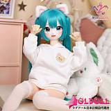 MOZU DOLL 85cm  ミニドール 小音ヘッド  ソフトビニール製頭部 TPE製ボディコスプレ ラブドール 宣伝画像と同じ制服も付属