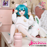 MOZU DOLL 85cm  ミニドール 小音ヘッド  ソフトビニール製頭部 TPE製ボディコスプレ ラブドール 宣伝画像と同じ制服も付属