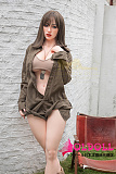Irontechdoll 159cm Fカップ S44ヘッド シリコン製リアルラブドール 塗装加工あり 眉毛と睫毛植毛加工あり  リアルドール 等身大 ダッチワイフ