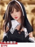 Doll Senior 161cm-Fカップ 10甜绘(tianhui)ヘッド 掲載画像はフルシリコン製 ヘッドとボディの材質選択可能 等身大リアルラブドール