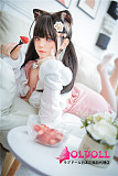 Bezlya DOLL  155cm Fカップ #K风铃ヘッド  シリコン製ヘッド+tpeボディ 眉毛と睫毛植毛加工あり 等身大リアルラブドール