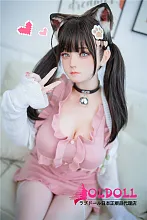 Bezlya DOLL  155cm Fカップ #K风铃ヘッド  シリコン製ヘッド+tpeボディ 眉毛と睫毛植毛加工あり 等身大リアルラブドール
