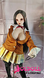 Mini Doll ミニドール  60cm 巨乳（60p）コスプレ-監獄学園-会长ちゃん ソフトビニール製ヘッド+シリコン製ボディ  軽量化 収納が便利 使いやすい 普段は鑑賞用 小さいラブドール 女性素体 フィギュア cosplay