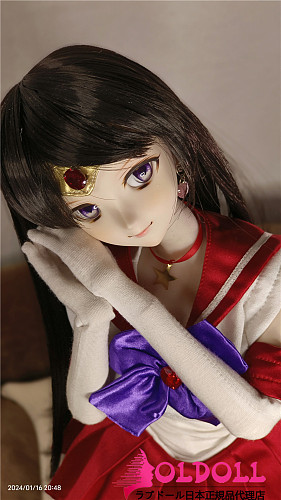 Mini Doll ミニドール 60cm  美少女戦士野丽（yeli）シリコン製ドール pvcビニール材料ヘッド 軽量化 1.8kg 収納が便利 使いやすい 普段は鑑賞用 小さいラブドール 女性素体 フィギュア cosplay