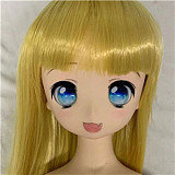 Mini Doll ミニドール 60cm  美少女戦士野丽（yeli）シリコン製ドール pvcビニール材料ヘッド 軽量化 1.8kg 収納が便利 使いやすい 普段は鑑賞用 小さいラブドール 女性素体 フィギュア cosplay