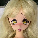 Mini Doll ミニドール 60cm  美少女戦士野丽（yeli）シリコン製ドール pvcビニール材料ヘッド 軽量化 1.8kg 収納が便利 使いやすい 普段は鑑賞用 小さいラブドール 女性素体 フィギュア cosplay