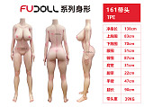 FUDOLL TPE製ボディ単体  136cm-168cm等身大リアルラブドールＭ16ボルト