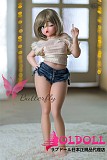 Butterfly Doll  かな嘉（jana））（片目閉じ版） 80cm Aカップ貧乳 アニメドール TPE製 ミニドール ラブドール
