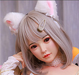 Real girl 157cm Cカップ ヘッド R56 シリコンヘッド+tpeボディ 等身大リアルラブドール