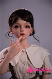 最新技術【フェイシャルEX】機能付き選択可能 Sanhui doll シームレス 105cm Bカップ ＃3ヘッド フルシリコン製ラブドール ミニドール
