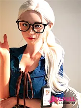 Bezlya DOLL  #栀子（zhizi）ヘッド 155cm Cカップ  2.2CFシリーズメイク フルシリコン製 眉毛と睫毛植毛加工あり 等身大リアルラブドール