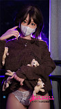 Bezlya DOLL 155cm Cカップ  #栀子（zhizi）ヘッド 2.2CFシリーズメイク フルシリコン製 眉毛と睫毛植毛加工あり 等身大リアルラブドール