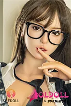 SHEDOLL 新作ヘッド四月 163cm Hカップ 口開閉機能選択可能 メイク選択可能 宣伝画像フルシリコン製 等身大リアルラブドール