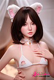 FUDOLL ヘッド#曼一（manyi） 最新作ボディ146cm AAカップ フルシリコン製 眉毛と睫毛植毛加工あり 等身大リアルラブドール