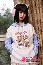 WAXDOLL 最新作 フルシリコン製  人間モデルの型取り 154cm Aカップ+GE43ヘッド 口の開閉機能付き 等身大リアルラブドール