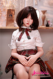FUDOLL ヘッド#曼一（manyi） 最新作ボディ146cm AAカップ フルシリコン製 眉毛と睫毛植毛加工あり 等身大リアルラブドール