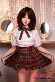 FUDOLL ヘッド#曼一（manyi） 最新作ボディ146cm AAカップ フルシリコン製 眉毛と睫毛植毛加工あり 等身大リアルラブドール